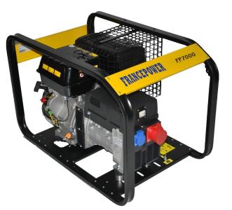 FP 7000 T GR - Groupe Electrogène Triphasés 6 KVA avec Grand Réservoir motorisation Loncin